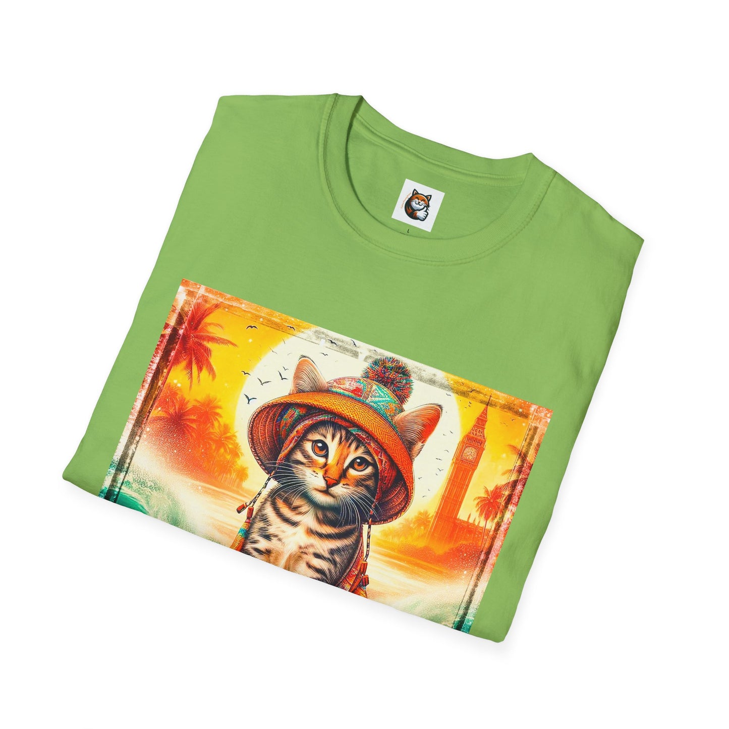 Domestic Cat Unisex Softstyle T-Shirt