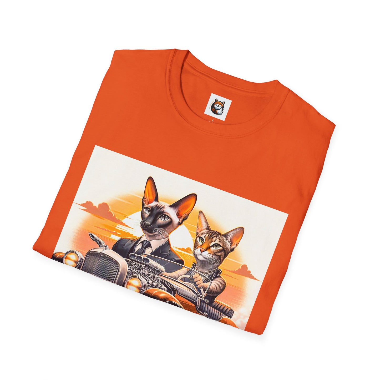 Wacky Oriental Shorthair Unisex Softstyle T-Shirt