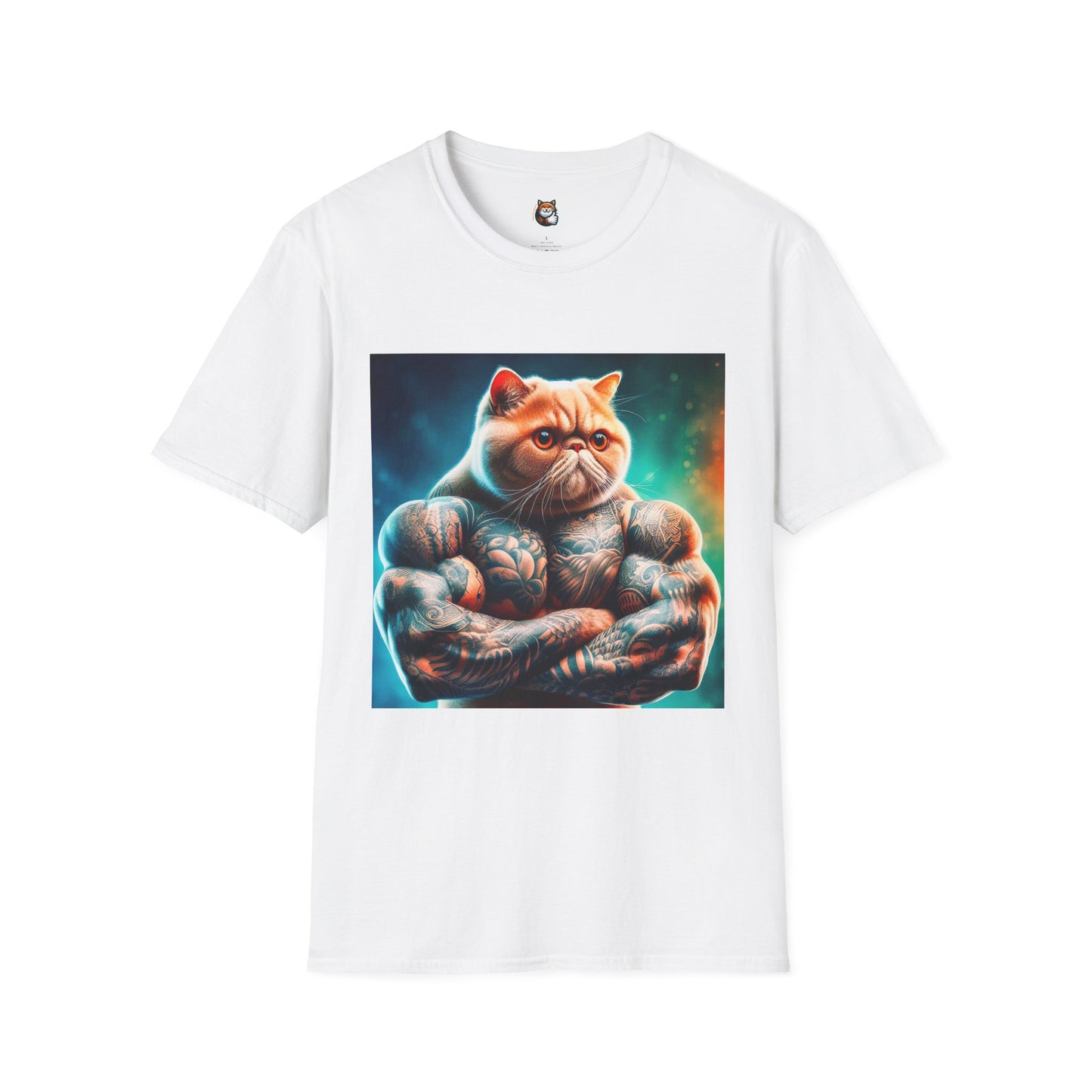 Exotic Shorthair Cat Unisex Softstyle T-Shirt