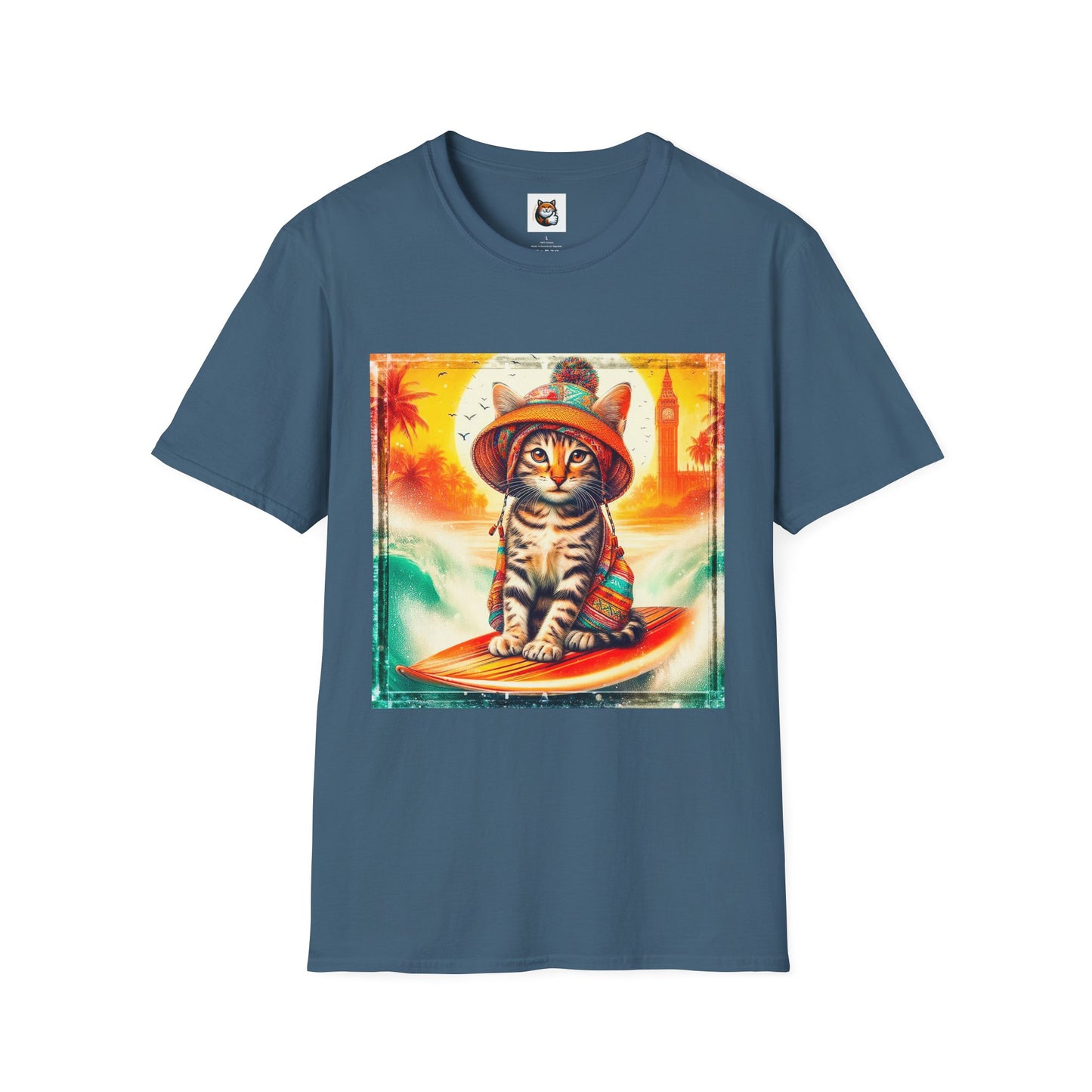 Domestic Cat Unisex Softstyle T-Shirt