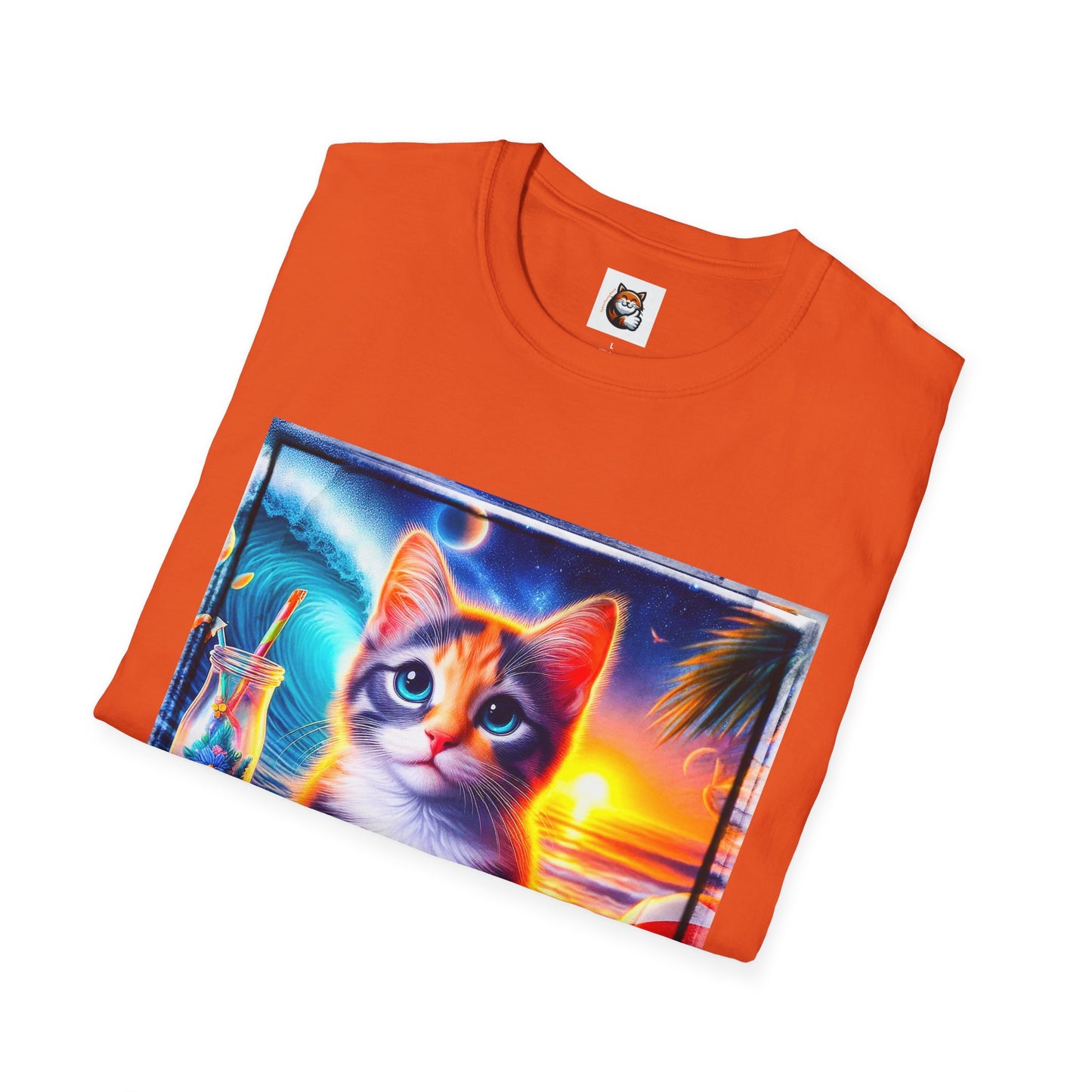 Domestic Cat Unisex Softstyle T-Shirt