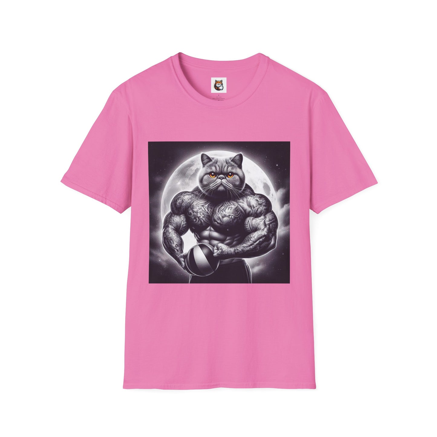 Exotic Shorthair Cat Unisex Softstyle T-Shirt