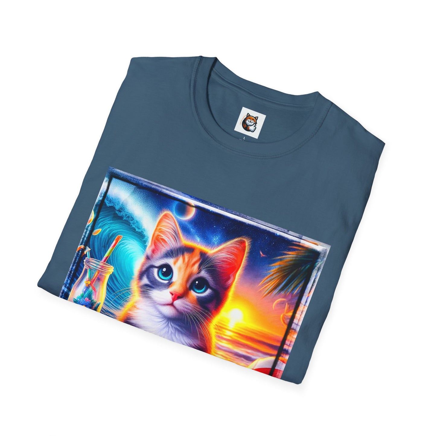 Domestic Cat Unisex Softstyle T-Shirt