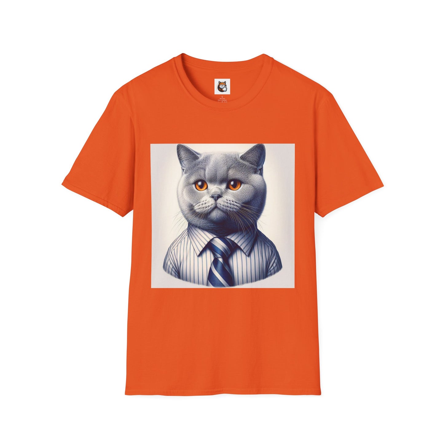 British Shorthair business professionals Softstyle T-Shirt
