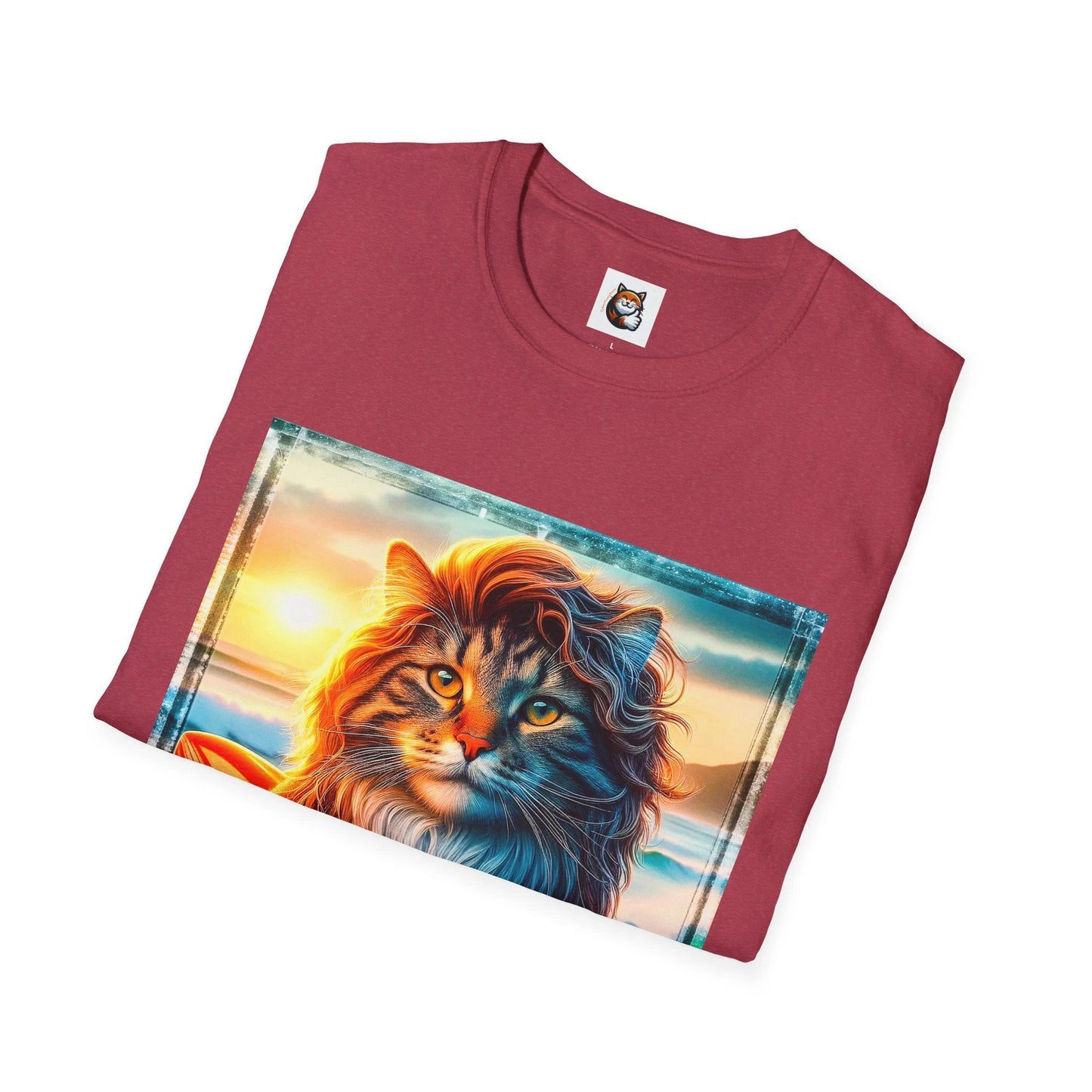Norwegian Forest Cat Unisex Softstyle T-Shirt by Printify