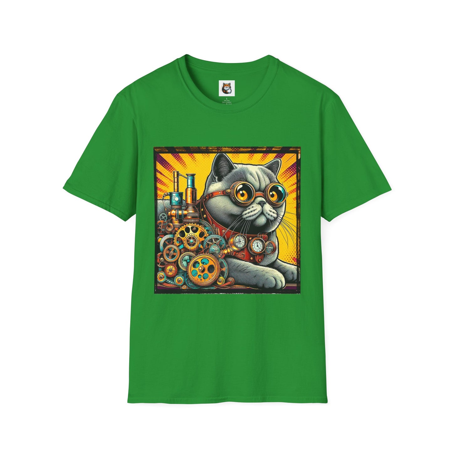British Shorthair steam punk Softstyle T-Shirt