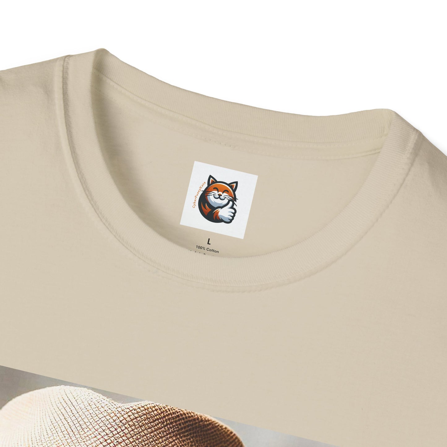 Selkirk Rex Cat T-Shirt top hat and bow tie