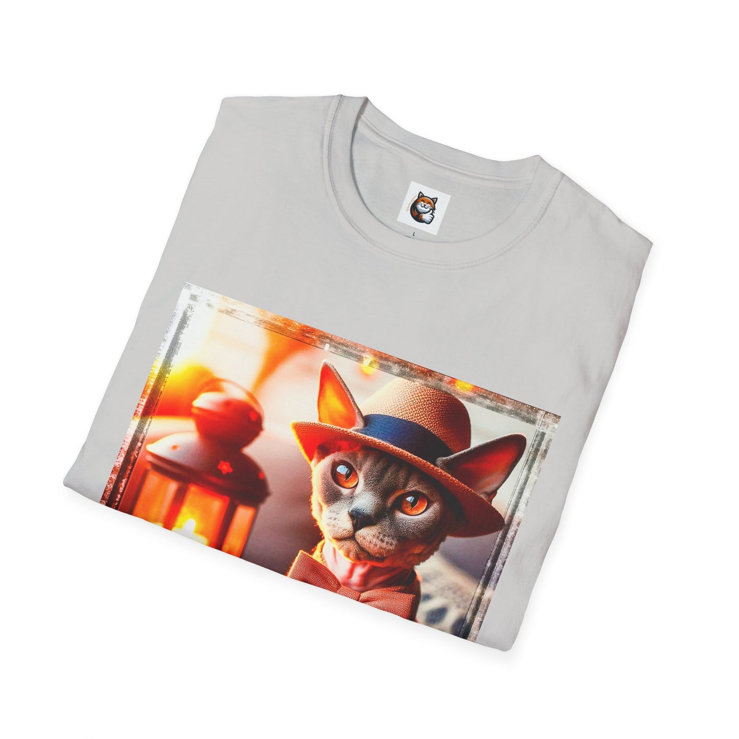 Devon Rex Cat Unisex Softstyle T-Shirt