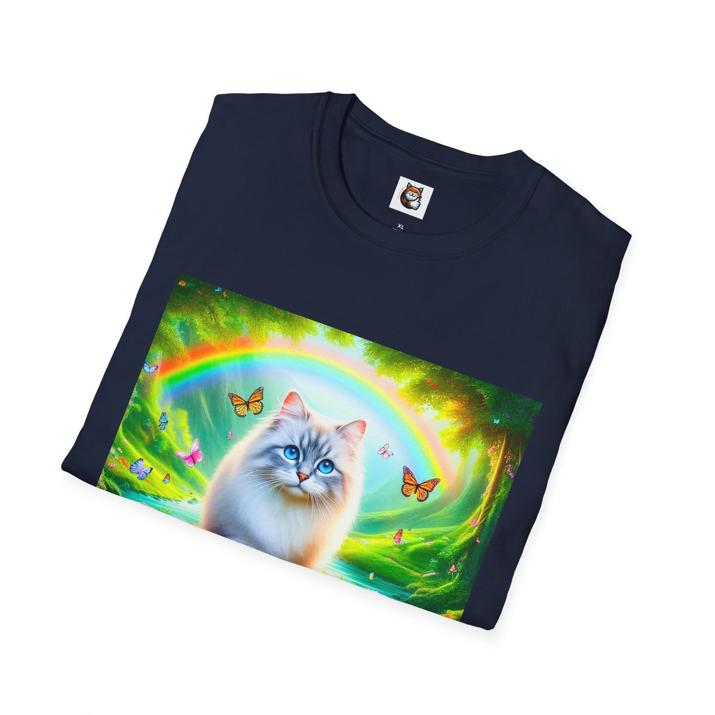 Siberian Cat pretty garden shirt