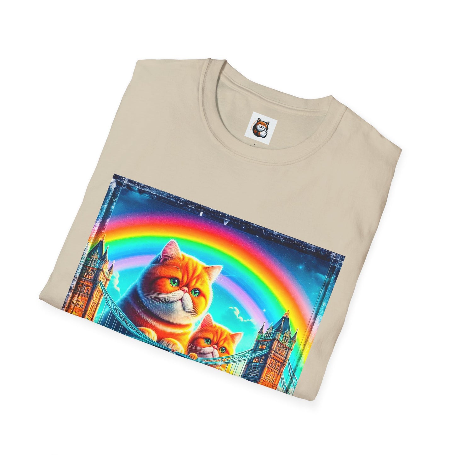 Exotic Shorthair Cat Unisex Softstyle T-Shirt