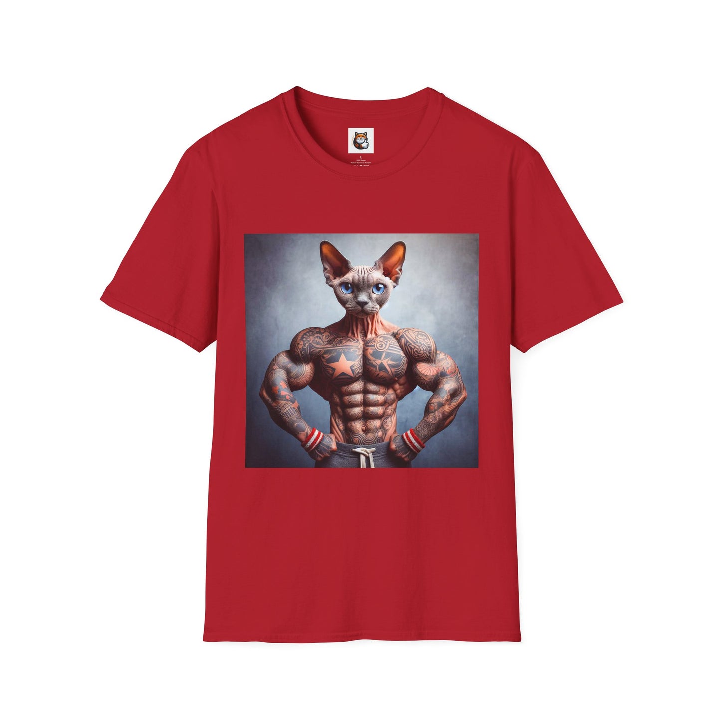 Devon Rex Cat Unisex Softstyle T-Shirt
