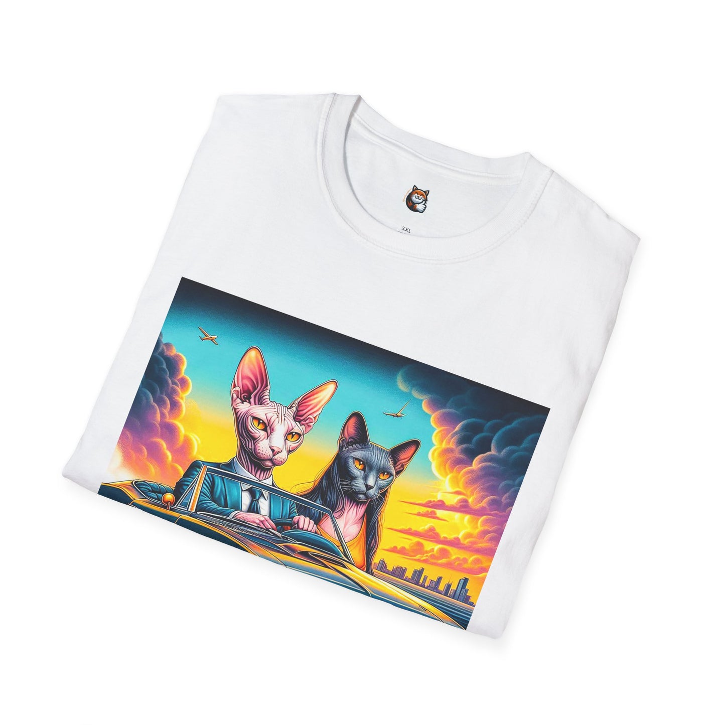 Wacky Sphynx Cat cats driving