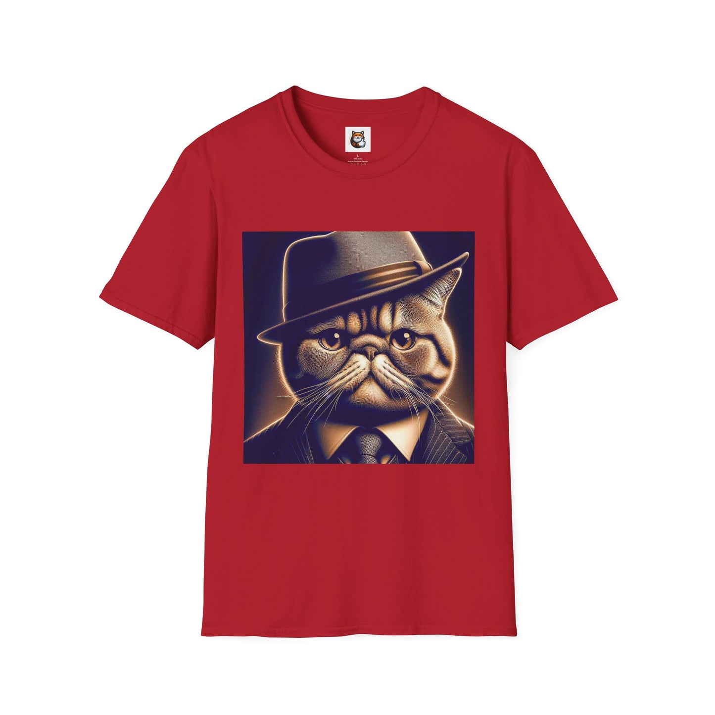 Exotic Shorthair Cat Unisex Softstyle T-Shirt