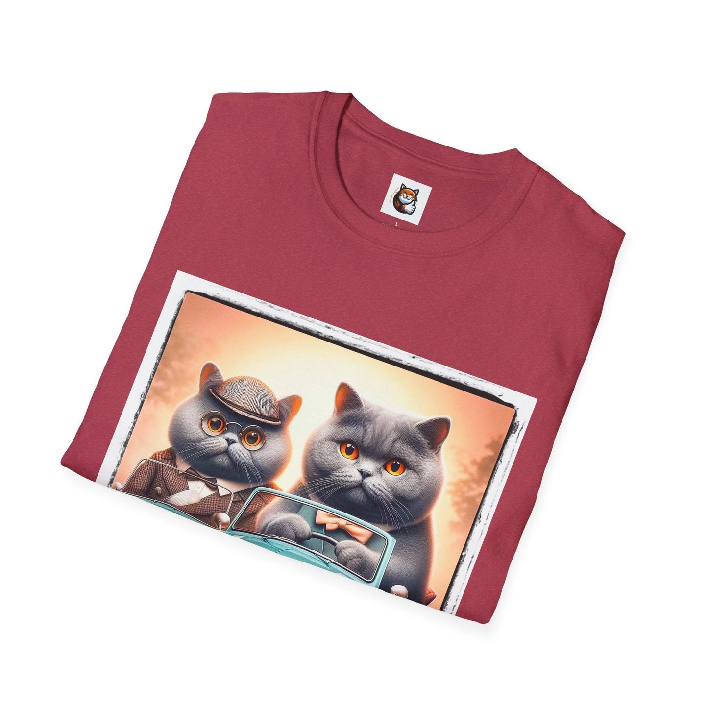 Wacky British Shorthair Unisex Softstyle T-Shirt by Printify