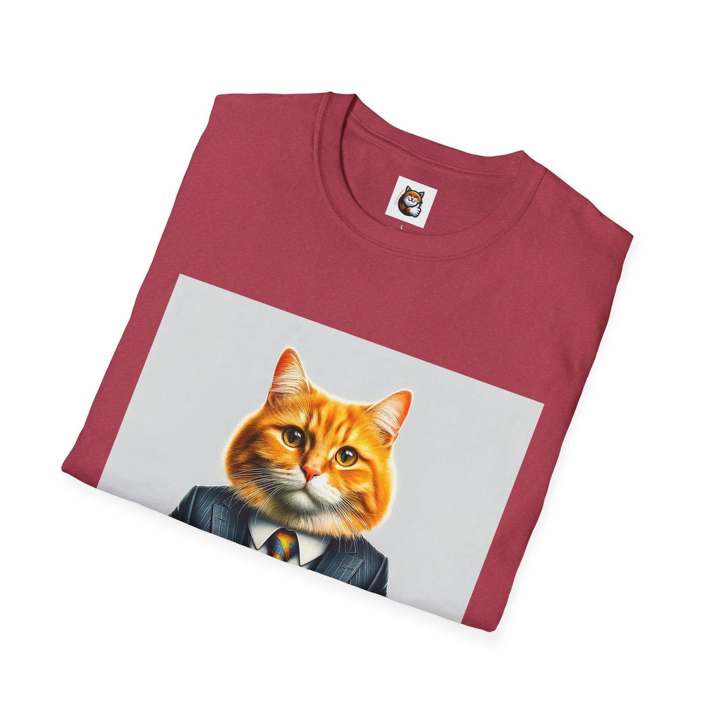 Domestic Cat Unisex Softstyle T-Shirt by Printify