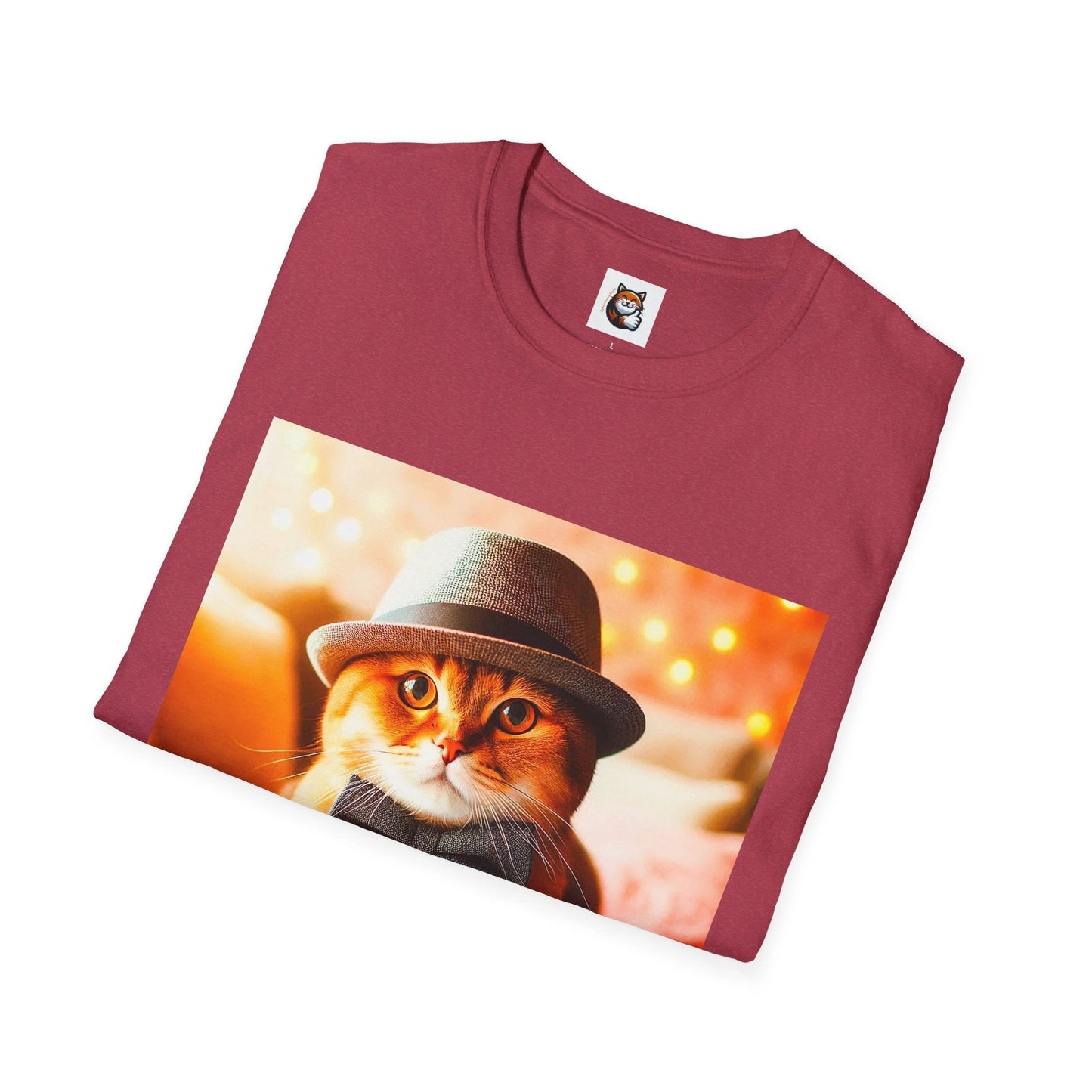 Scottish Fold Cat bow tie T-Shirt by Printify