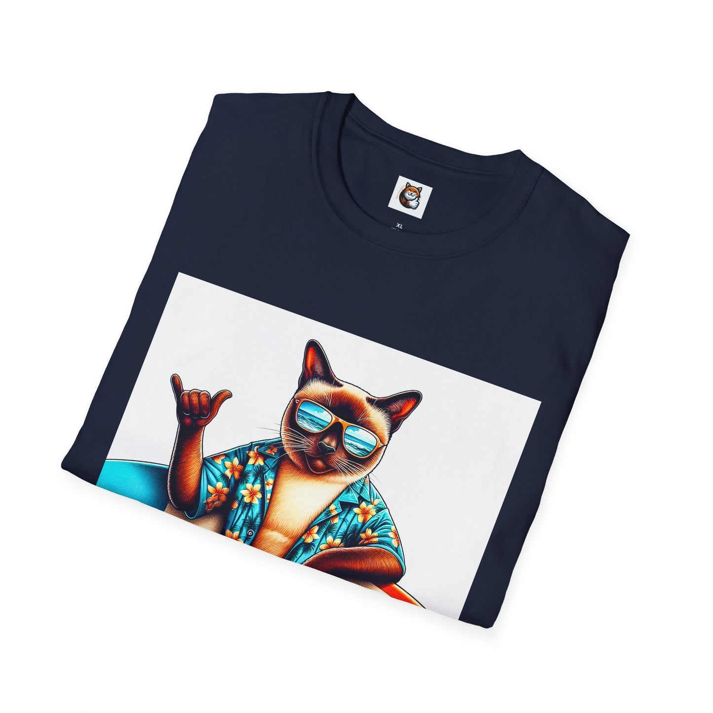 Siamese Cat surfing