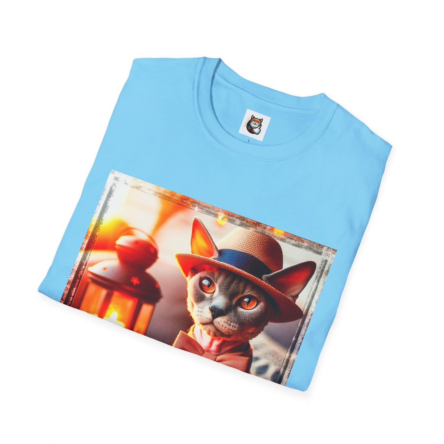 Devon Rex Cat Unisex Softstyle T-Shirt