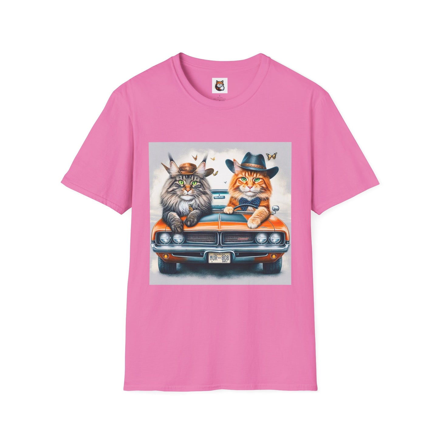 Wacky Maine Coon Unisex Softstyle T-Shirt