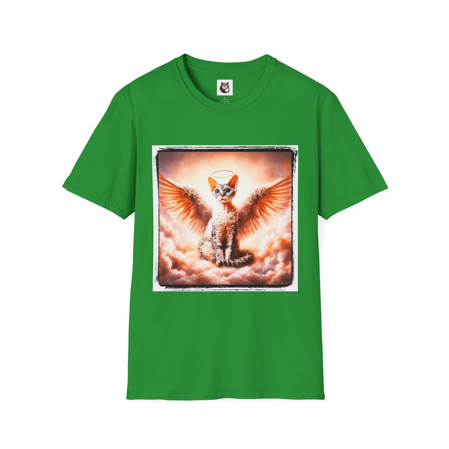 Devon Rex Cat pretty Angel Softstyle T-Shirt