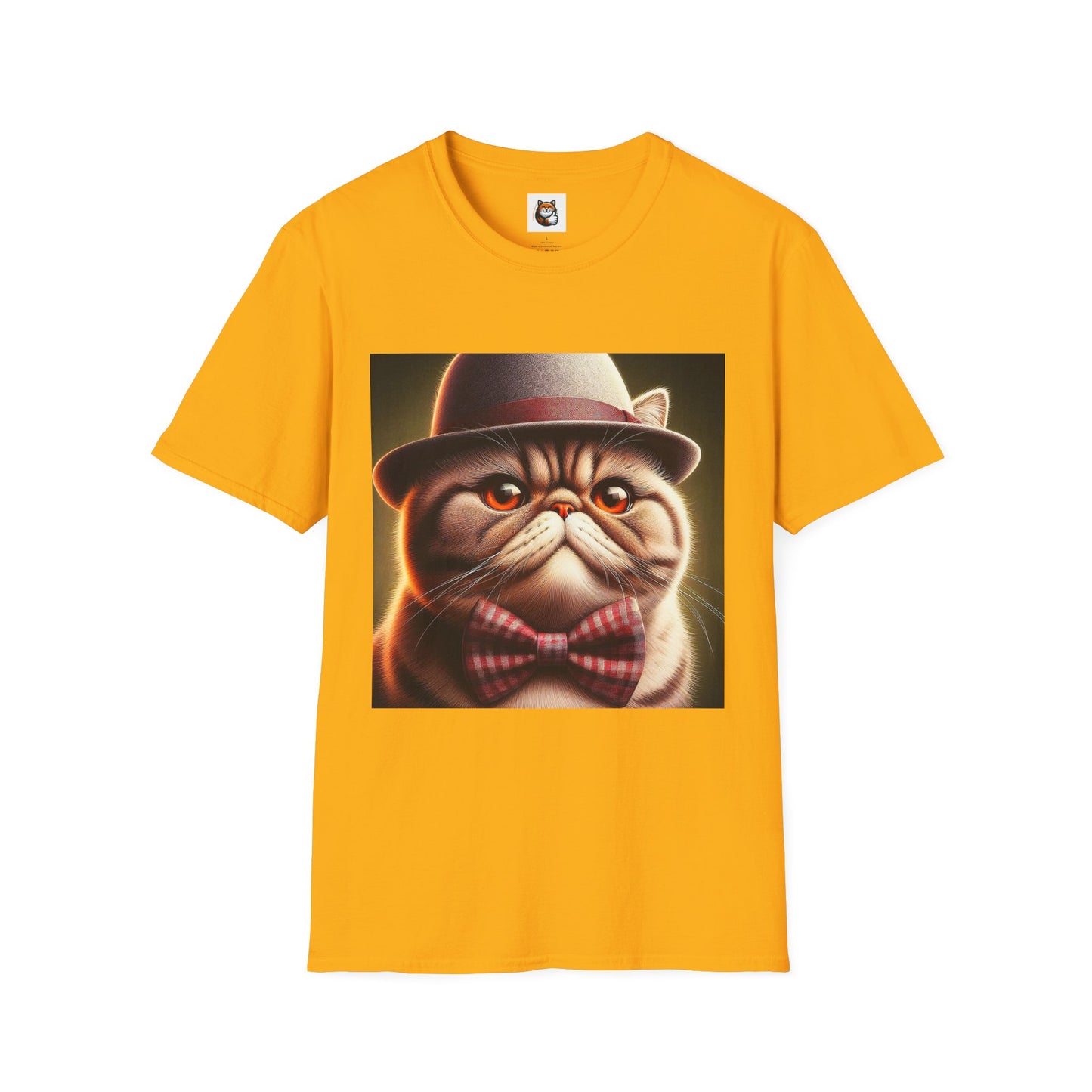 Exotic Shorthair Cat Unisex Softstyle T-Shirt
