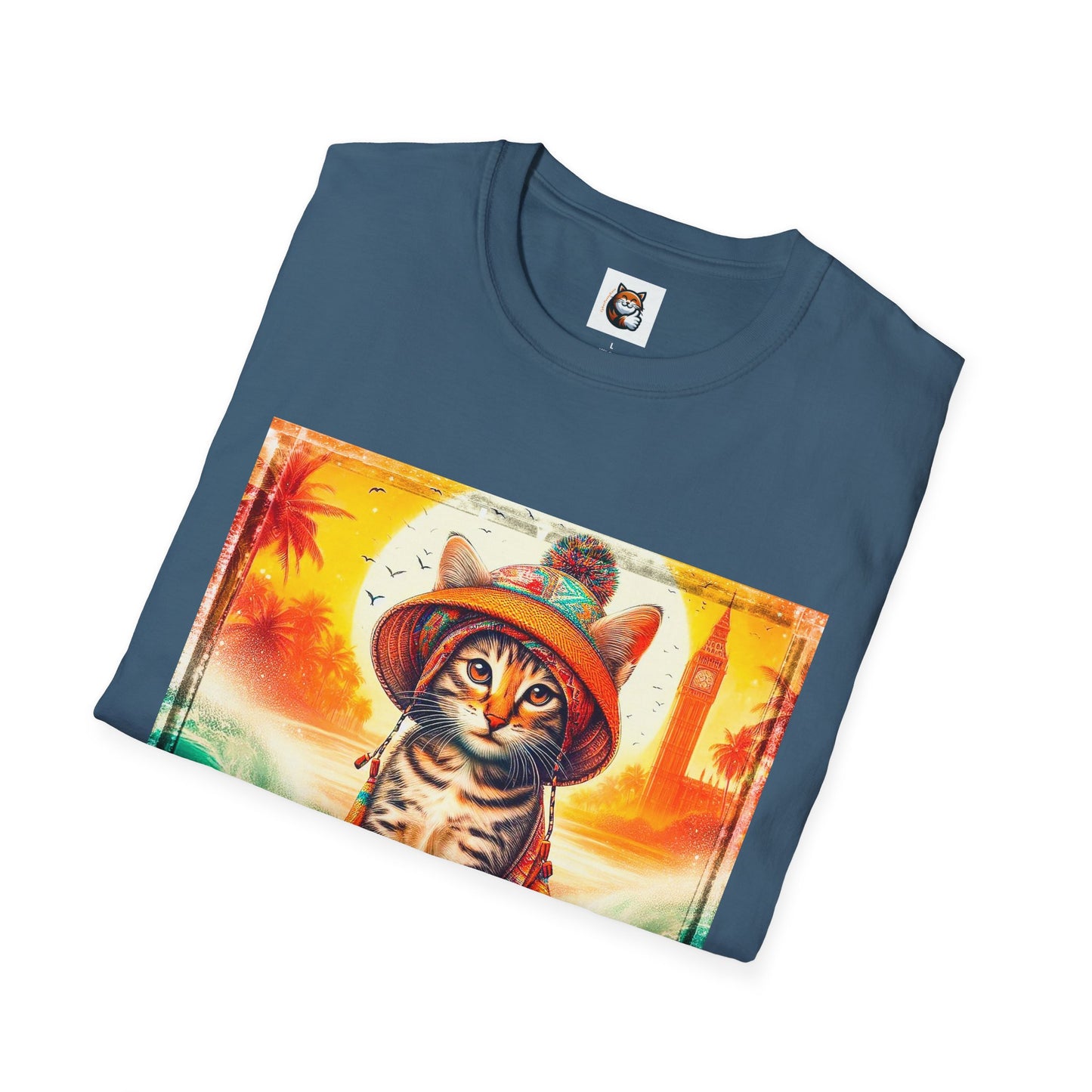 Domestic Cat Unisex Softstyle T-Shirt