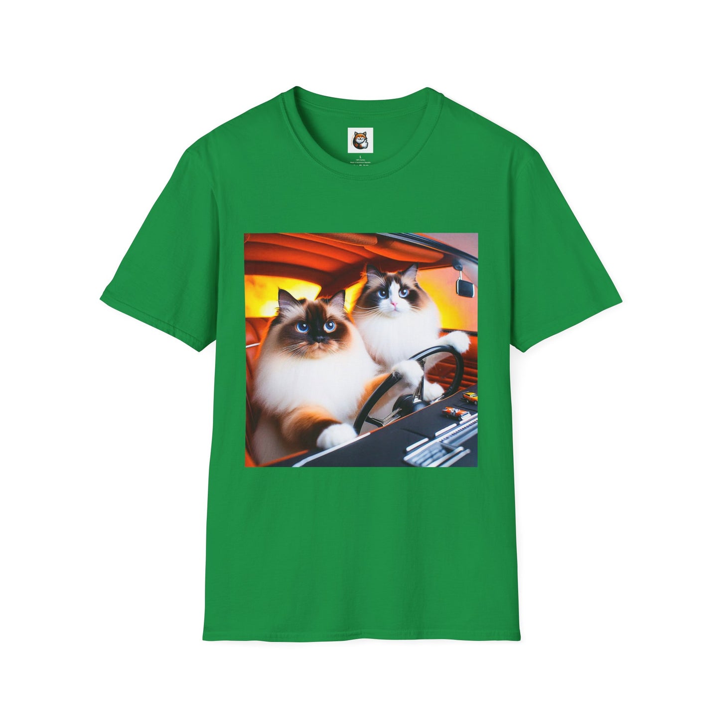 Wacky Ragdoll Unisex Softstyle T-Shirt