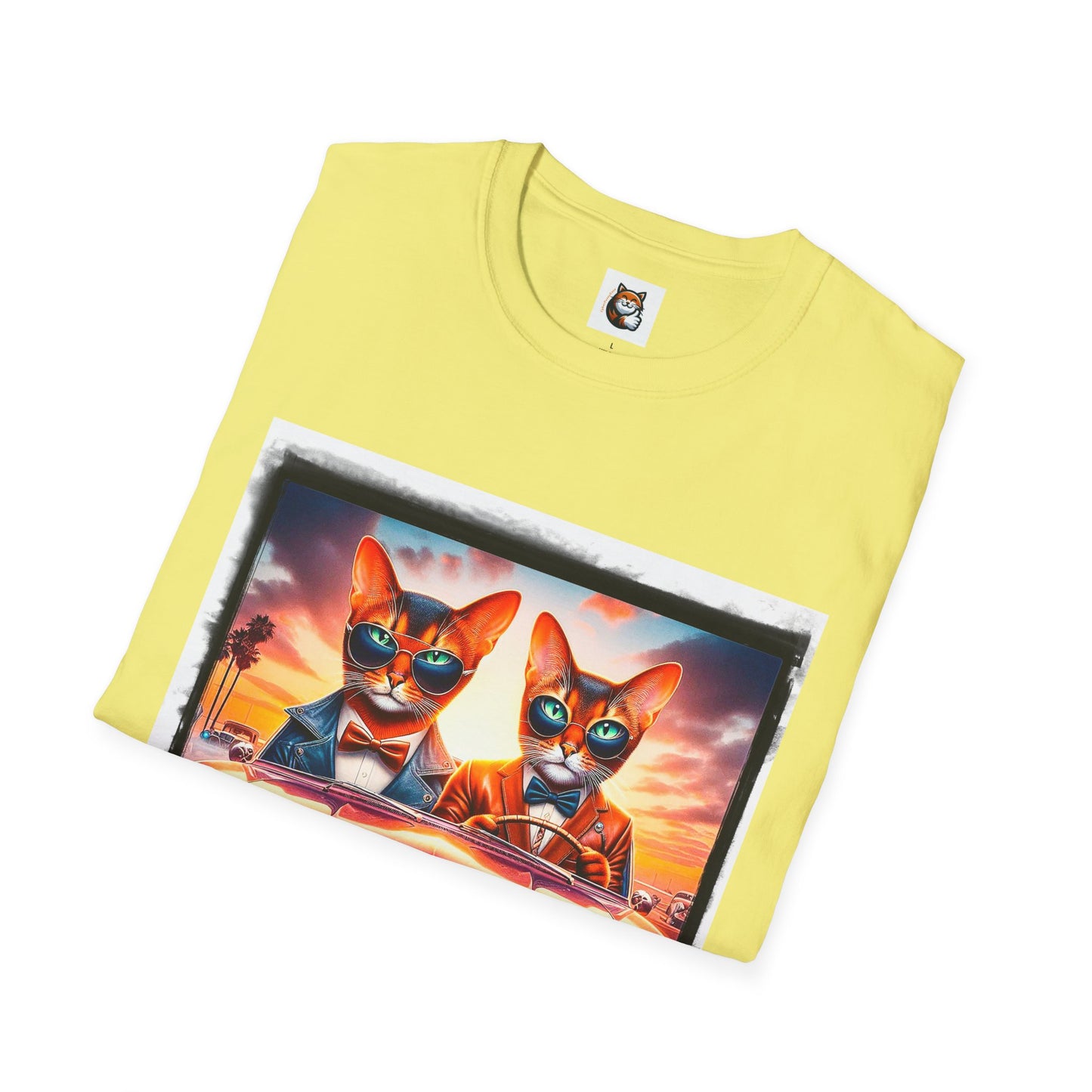 Wacky car driving Unisex Softstyle T-Shirt