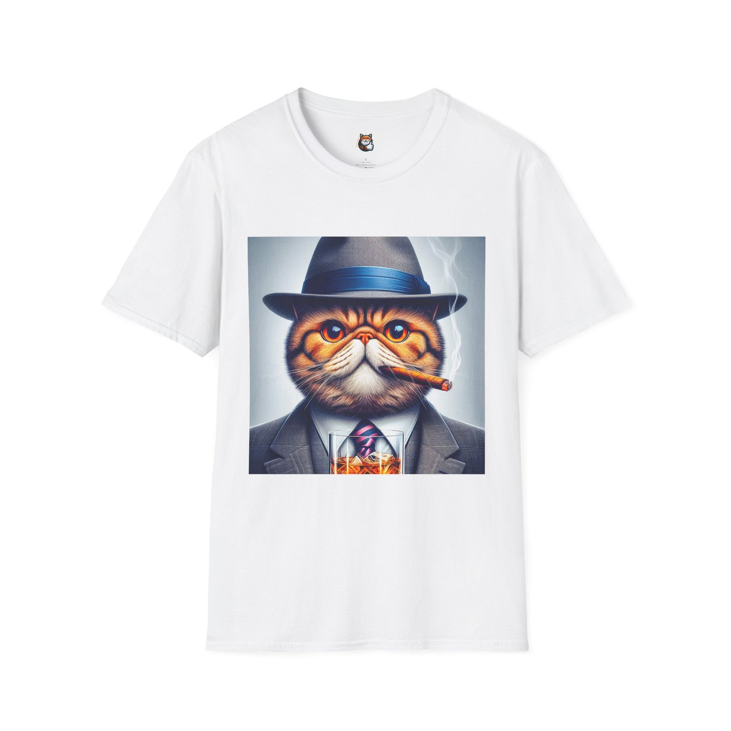 Exotic Shorthair Cat Unisex Softstyle T-Shirt