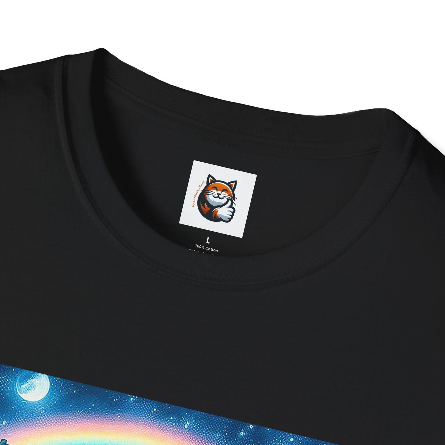 Russian Blue Cat Unisex Softstyle T-Shirt