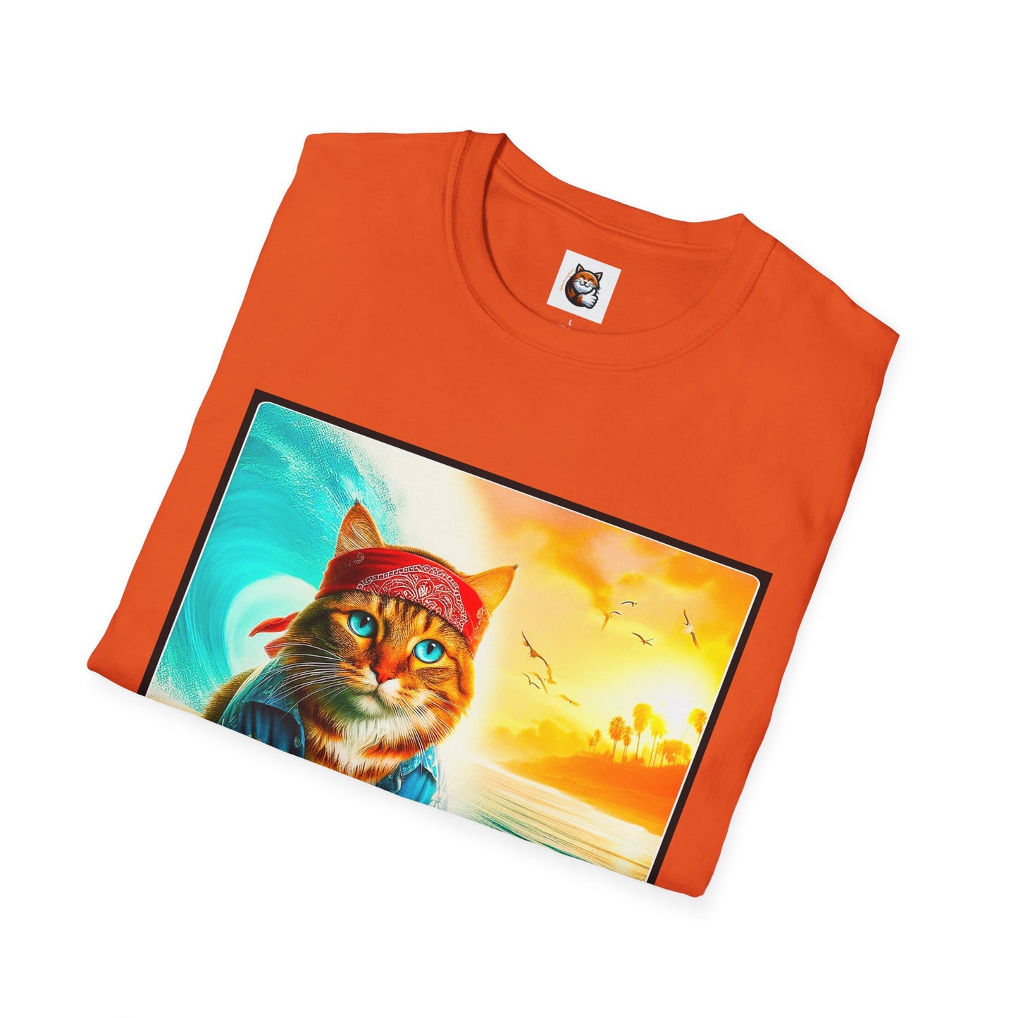 Domestic Cat Unisex Softstyle T-Shirt