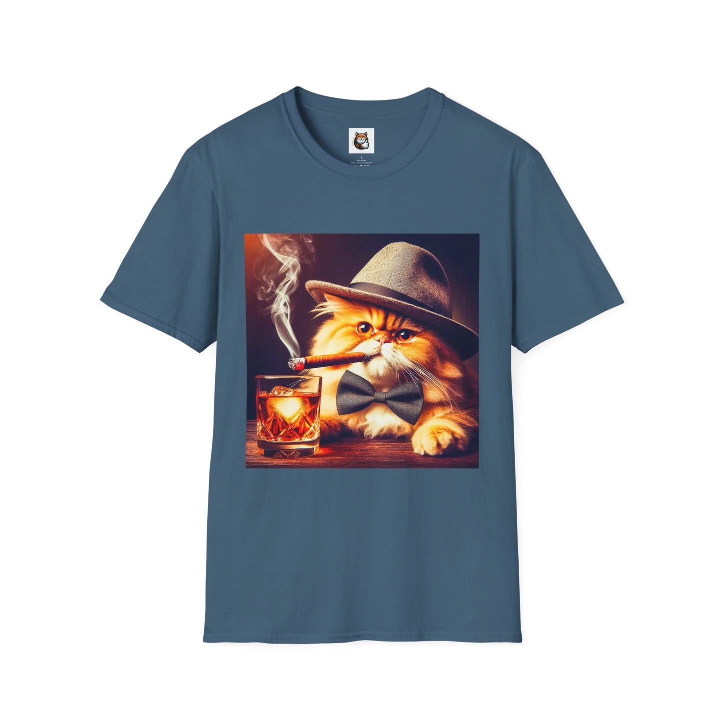 Persian Cat Unisex Softstyle T-Shirt