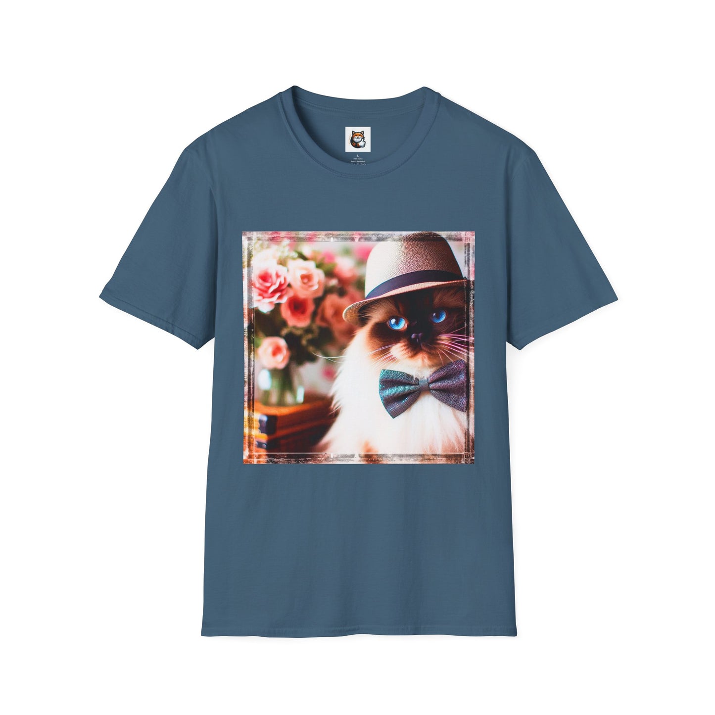 Ragdoll Unisex bow tie and hat T-Shirt