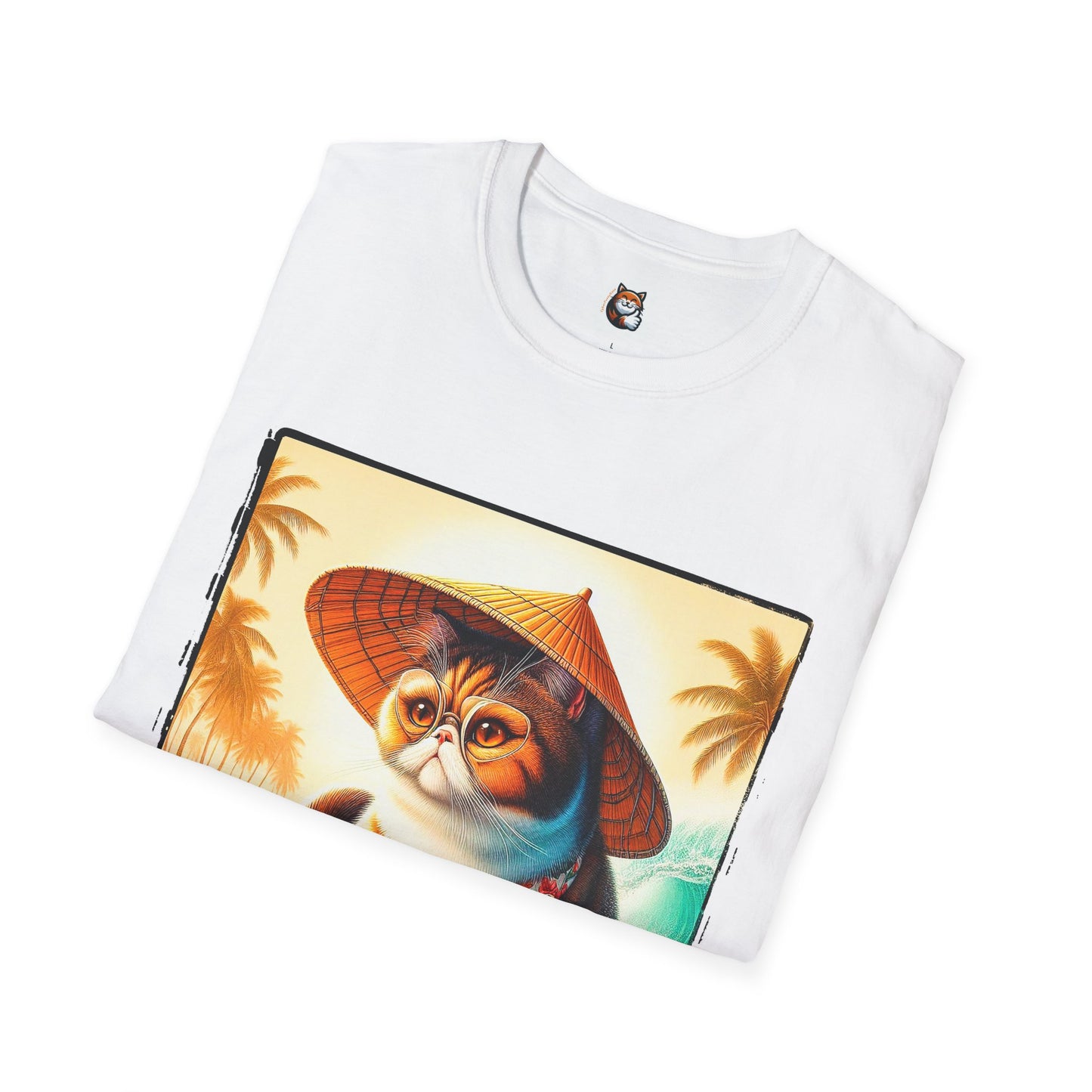 Exotic Shorthair Cat Unisex Softstyle T-Shirt