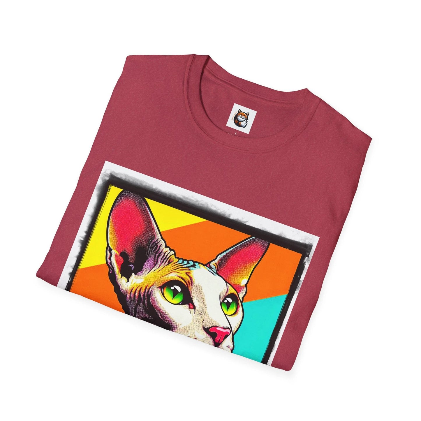 Cornish Rex Cat pretty colors T-Shirt by Printify