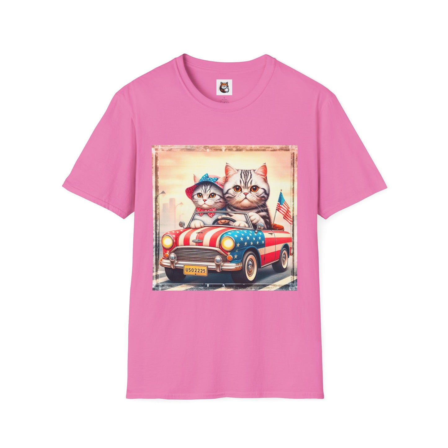 Wacky American Shorthair Unisex Softstyle T-Shirt
