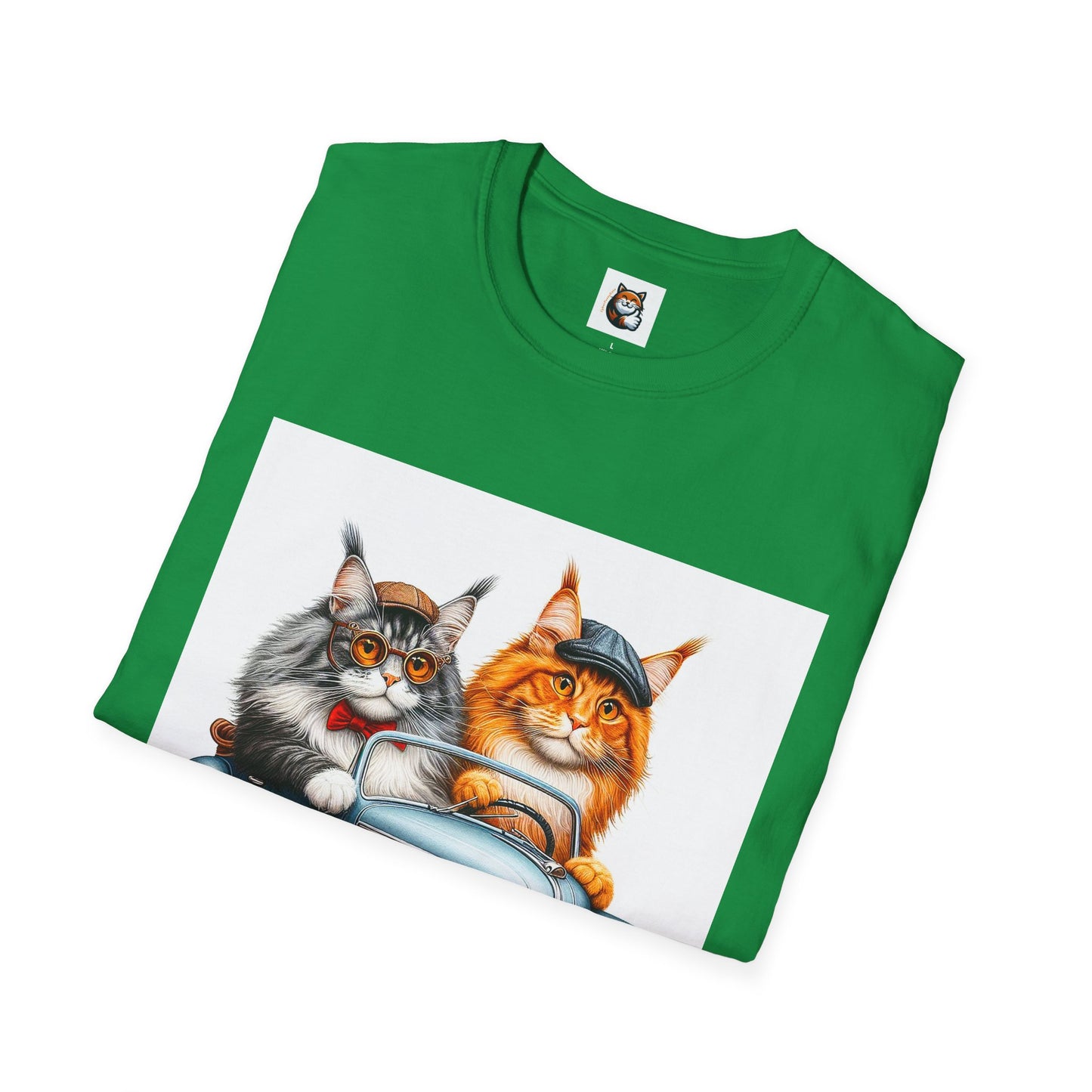 Wacky Maine Coon Unisex Softstyle T-Shirt