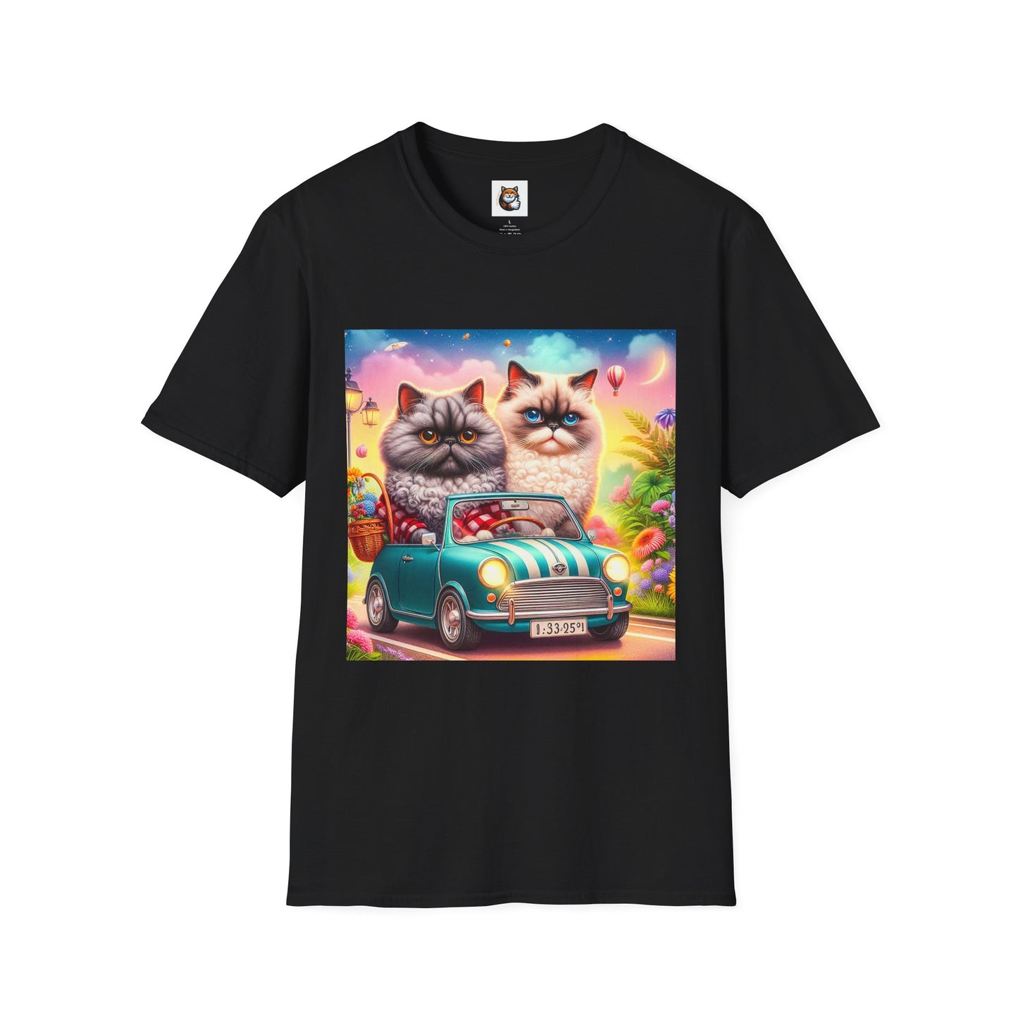 Selkirk Rex Cat T-Shirt tiny car