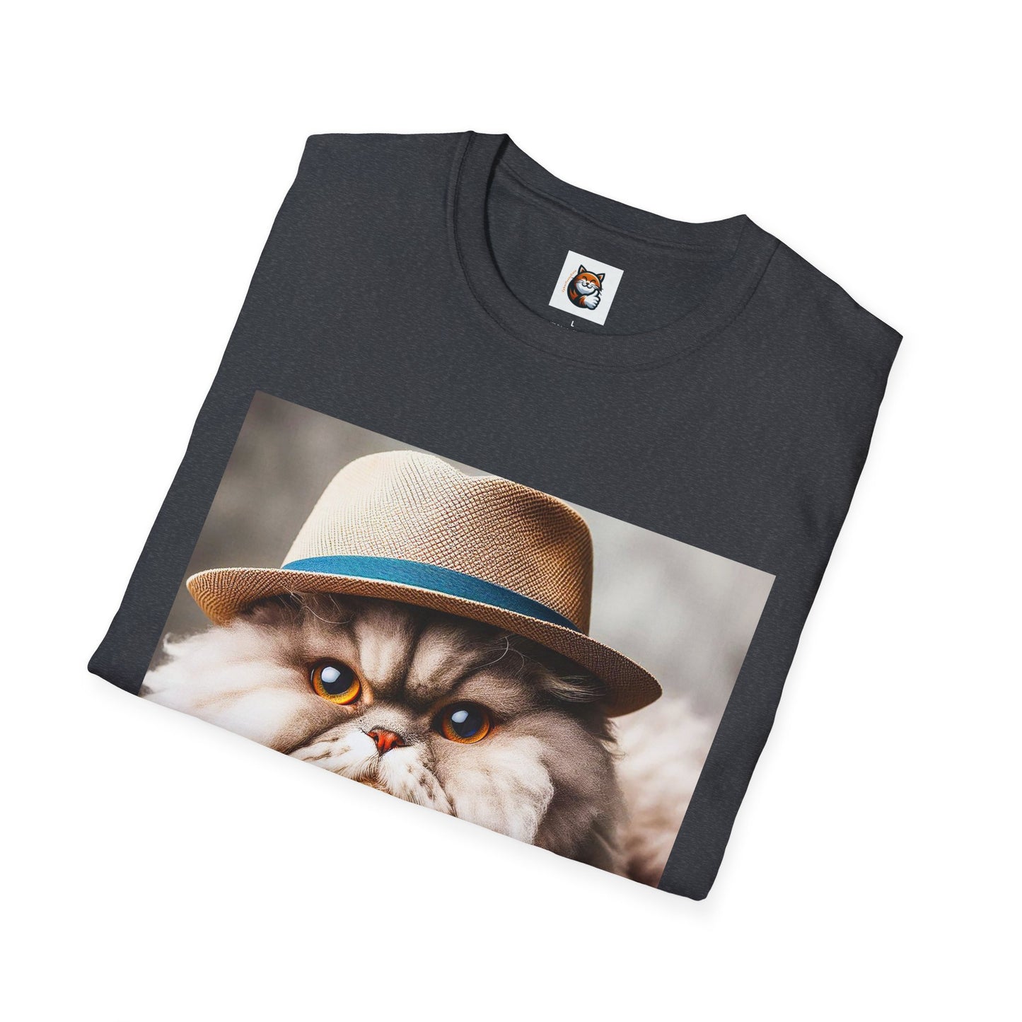 Selkirk Rex Cat T-Shirt top hat and bow tie