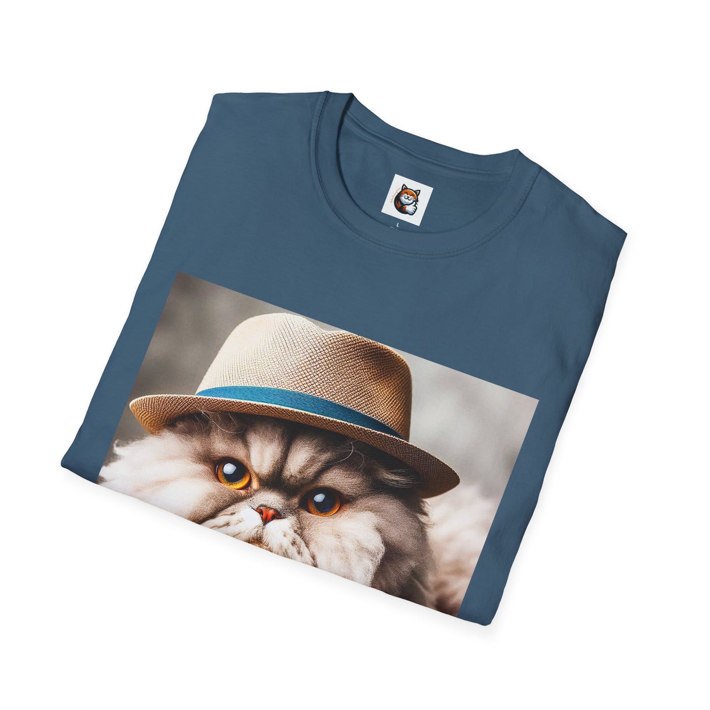 Selkirk Rex Cat T-Shirt top hat and bow tie