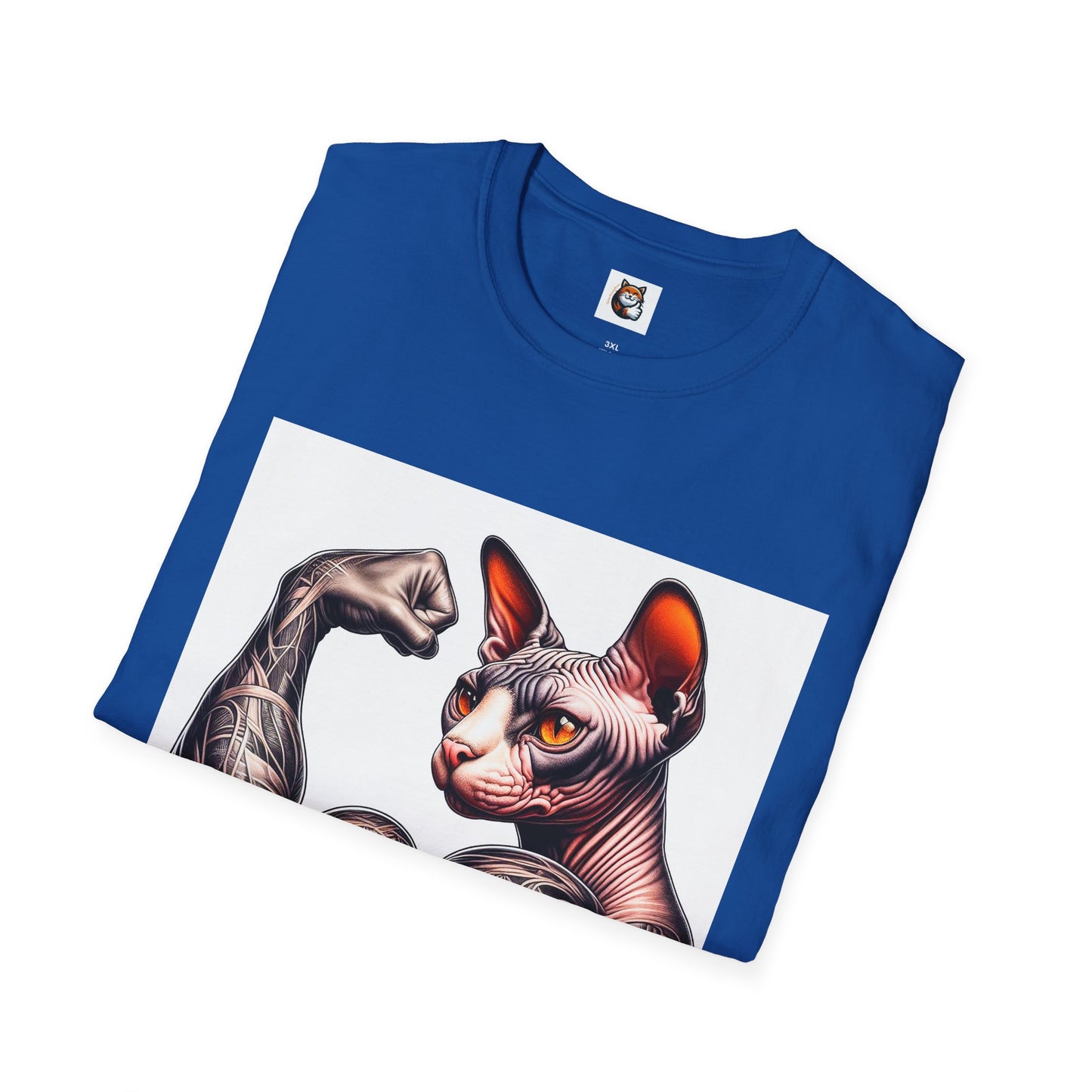 Sphynx Cat muscle man