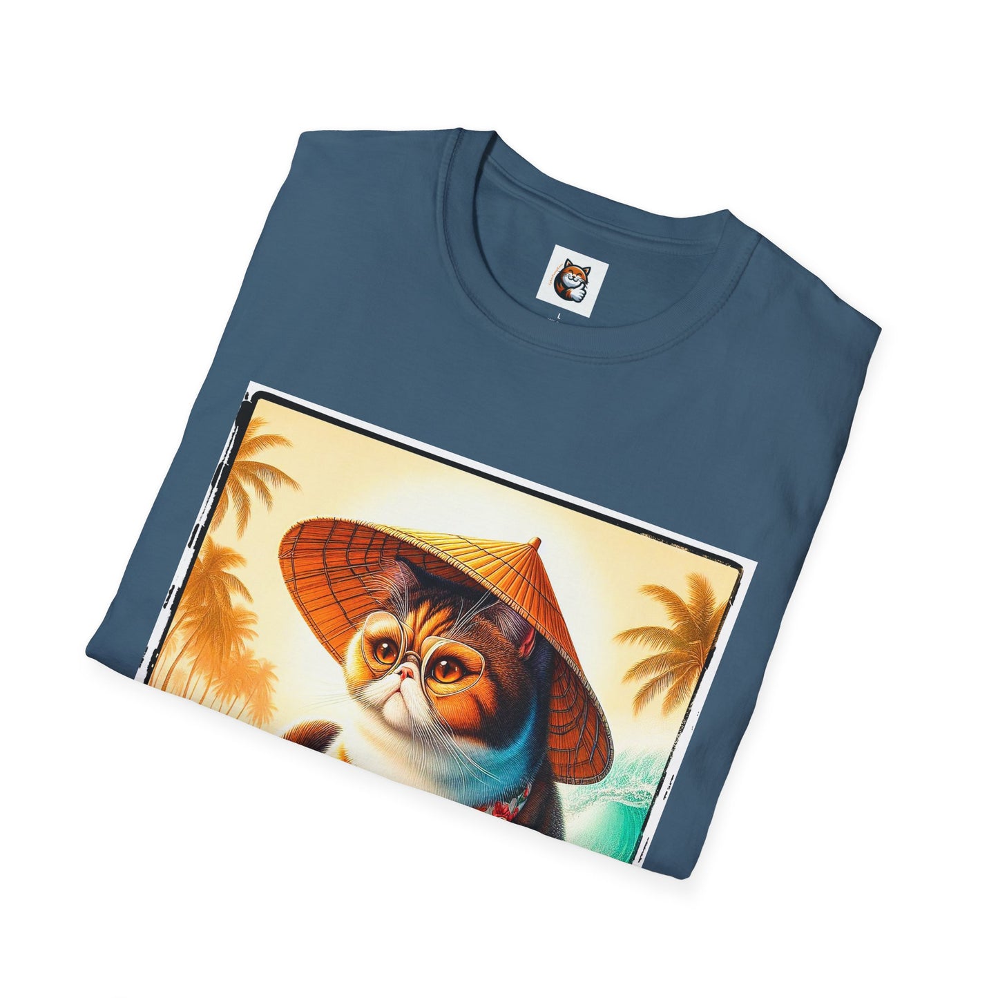 Exotic Shorthair Cat Unisex Softstyle T-Shirt