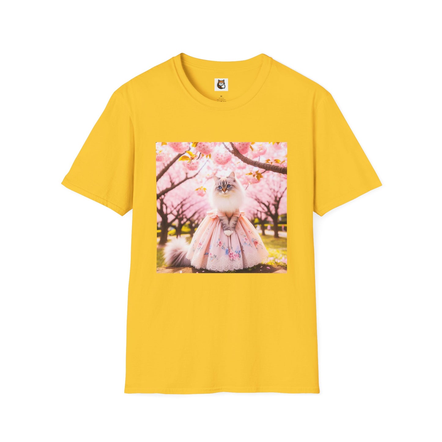 Siberian Cat pink dress shirt