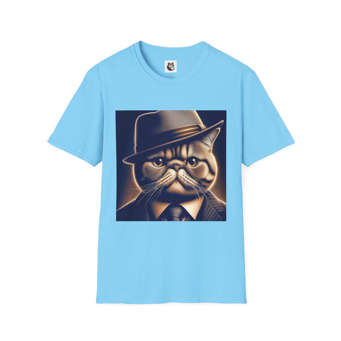 Exotic Shorthair Cat Unisex Softstyle T-Shirt