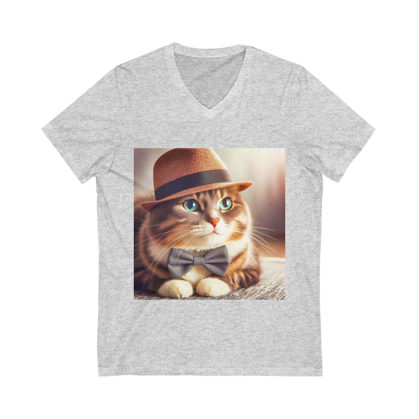 Domestic Cat Unisex top hot V-Neck Tee