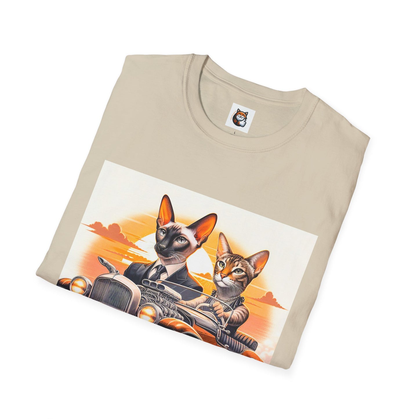 Wacky Oriental Shorthair Unisex Softstyle T-Shirt