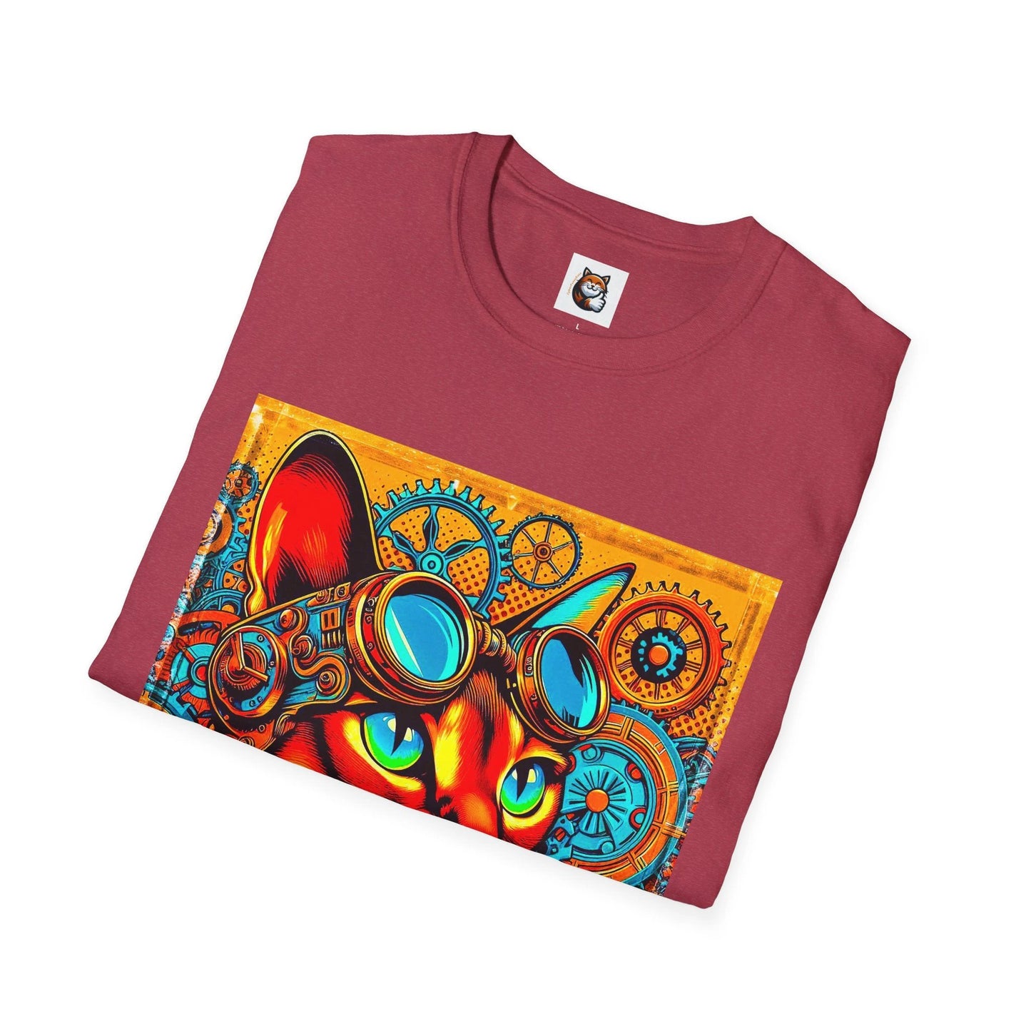 Abyssinian steampunk Softstyle T-Shirt by Printify