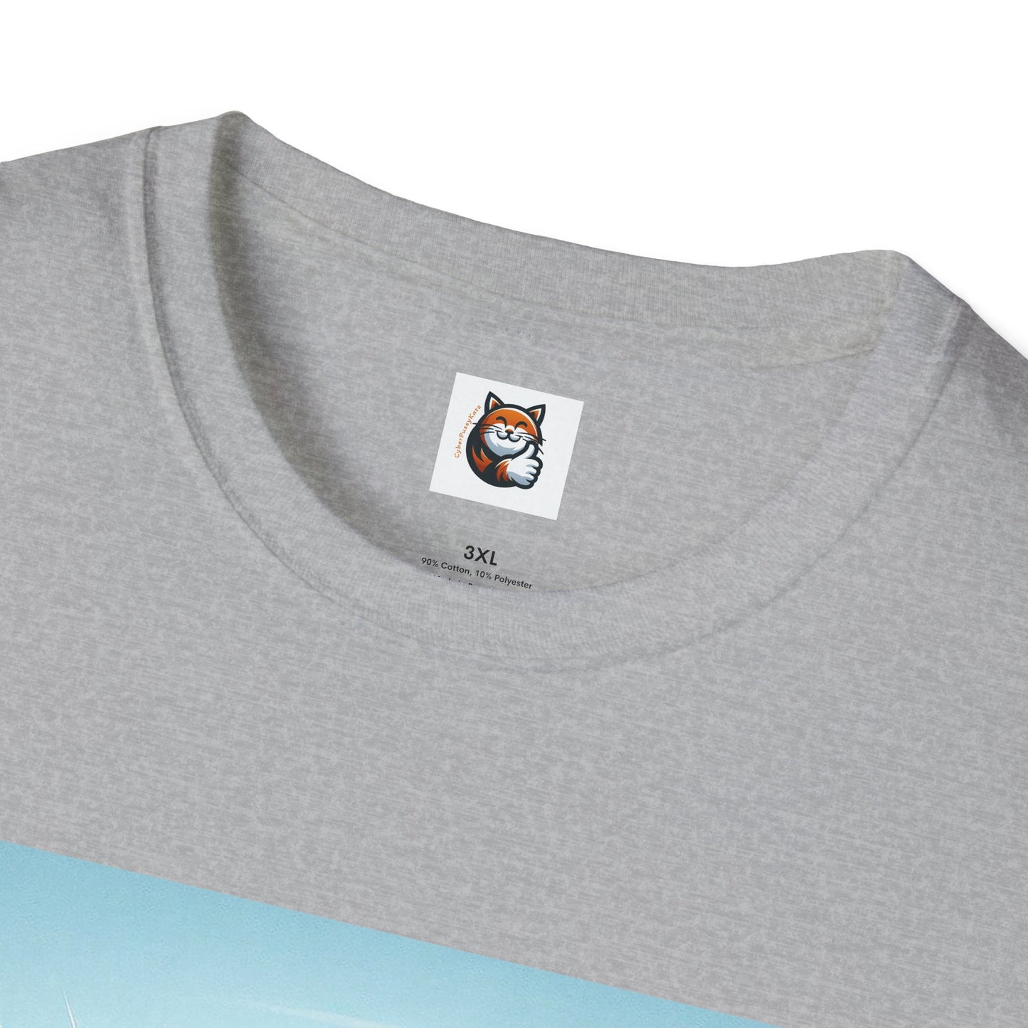 Wacky Sphynx Cat blue car
