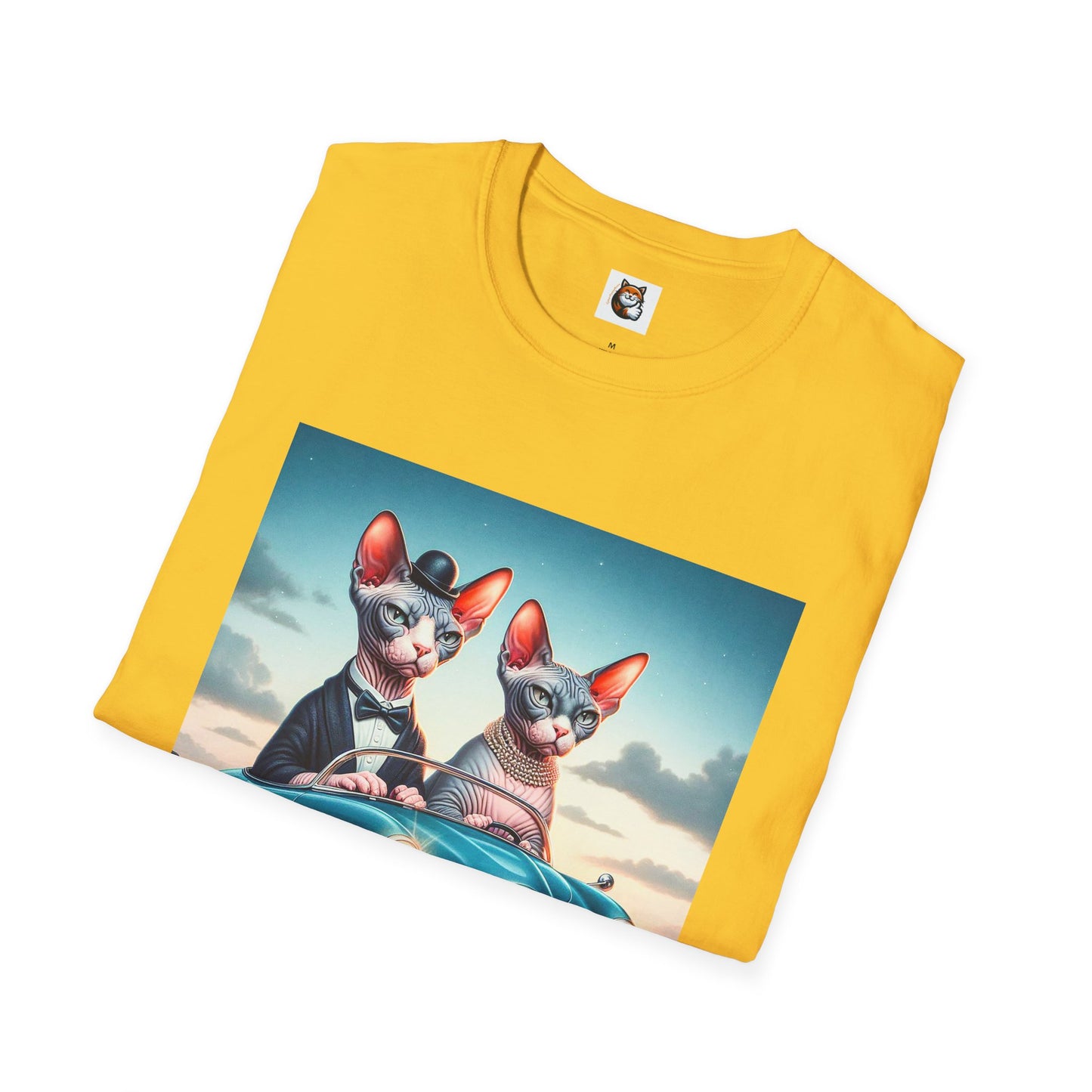 Wacky Sphynx Cat friends driving
