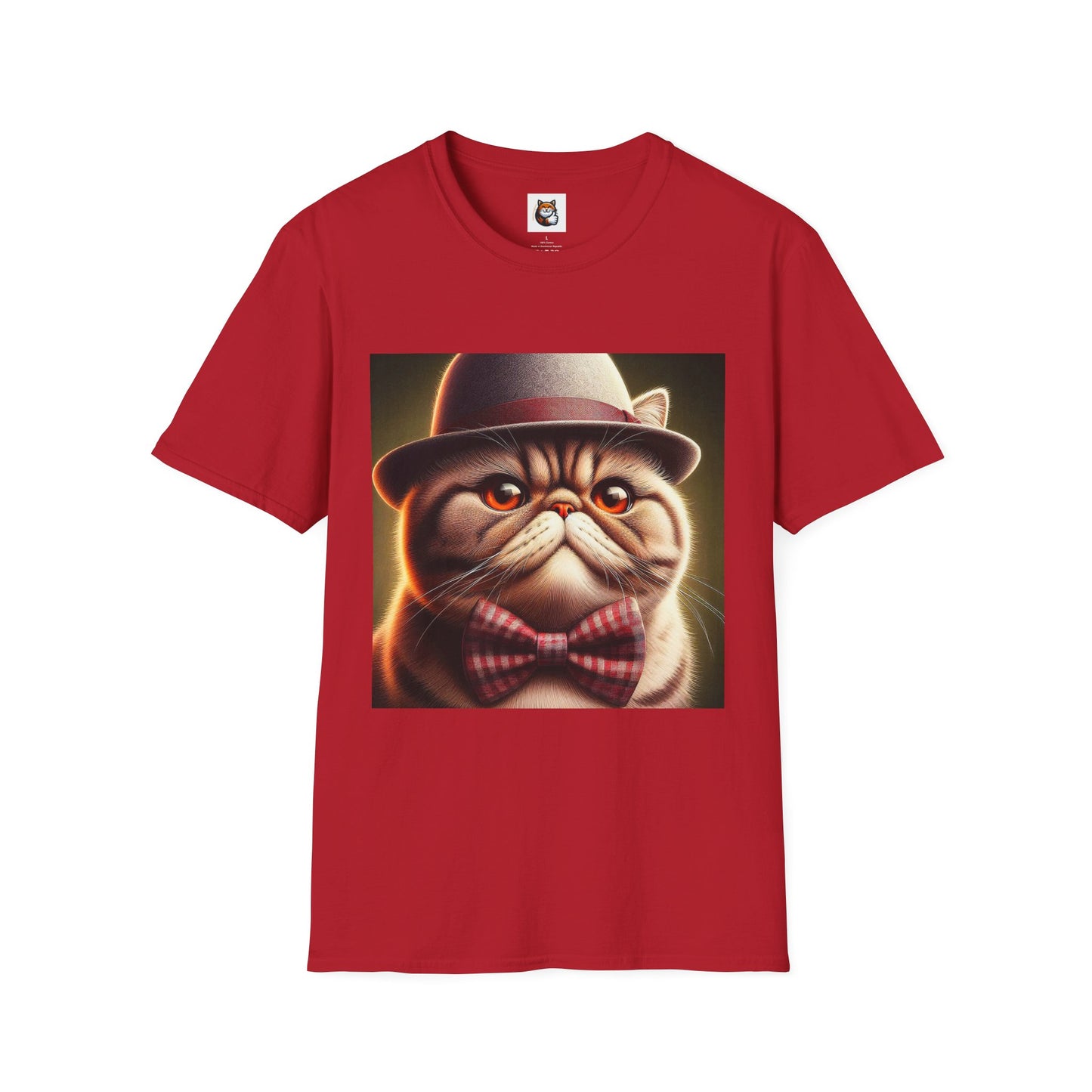 Exotic Shorthair Cat Unisex Softstyle T-Shirt